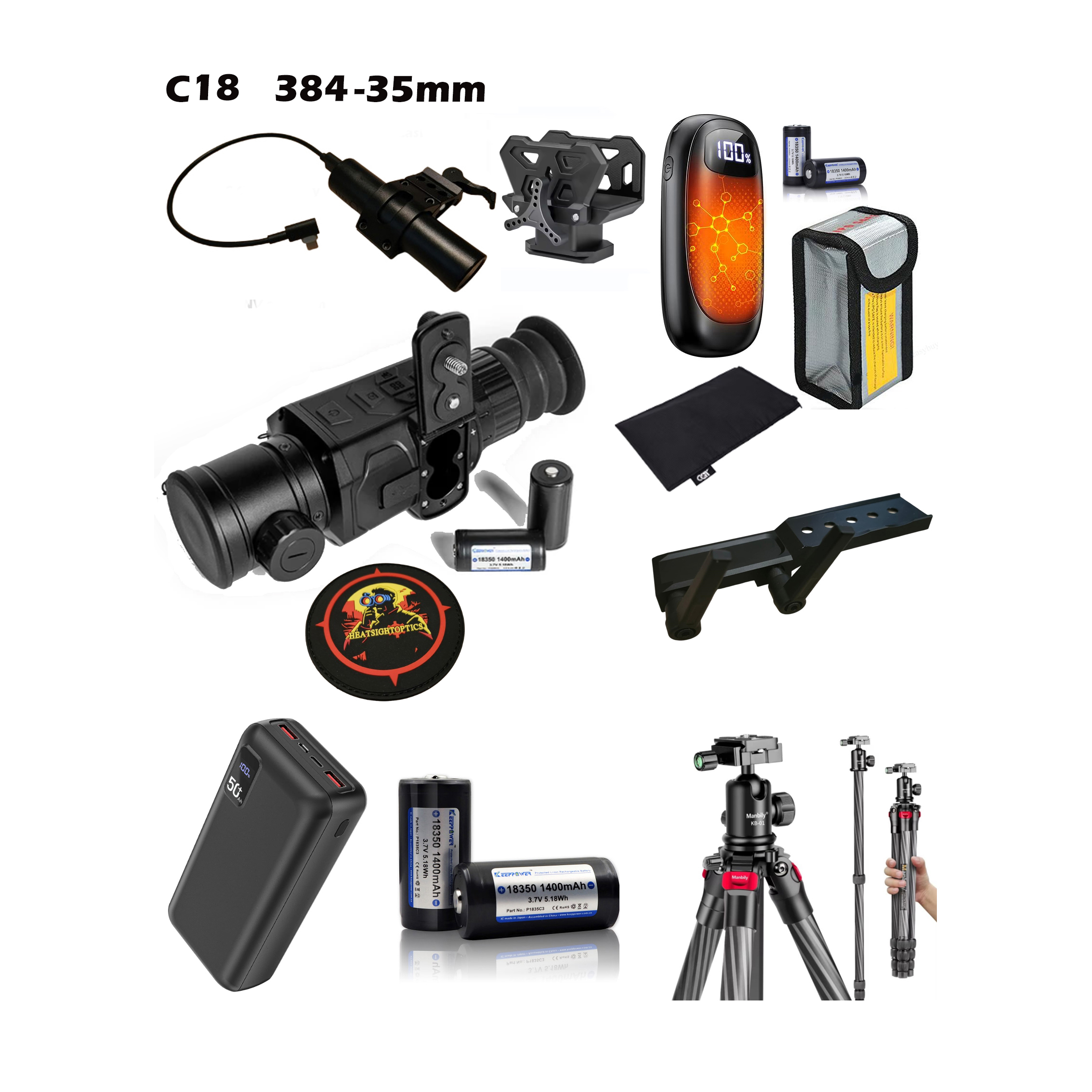 The HeatSight Optics Package Deal 384 35mm LRF